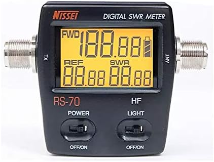 Youmei RS-70 Digital SWR/Watt Meter HF 1.6-60MHz 200W for Two-Way Radio