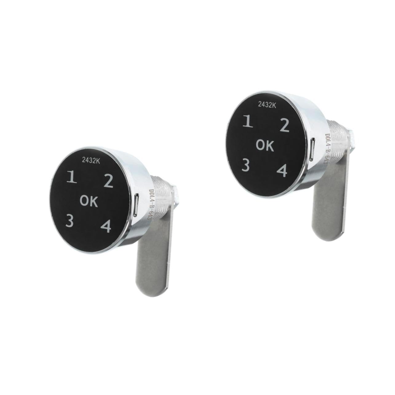 EXCEART 2 Pezzi Serratura con Codice per Armadietti Serratura Digitale Tastiera Touch Screen per Sicurezza Armadi e Materiale Resistente e Facile da Installare