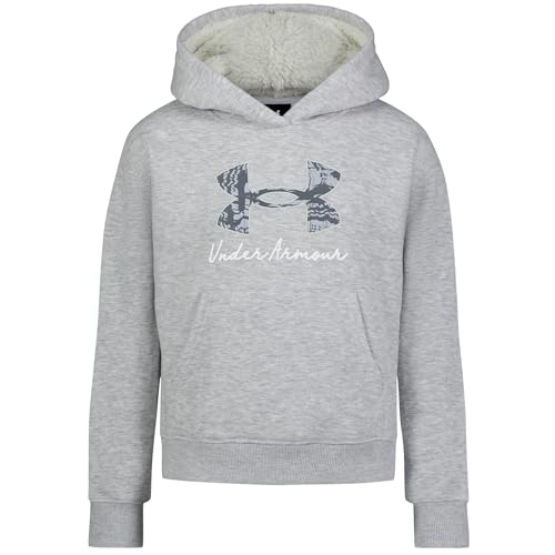 Image of Under Armour Girl's Pullover Fleece Hoodie Sweatshirt, Outdoor Collection