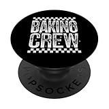Photo Gallery holiday baking crew merry christmas retro festive citazione popsockets popgrip adesivo Photo Gallery holiday baking crew merry christmas retro festive citazione popsockets popgrip adesivo
