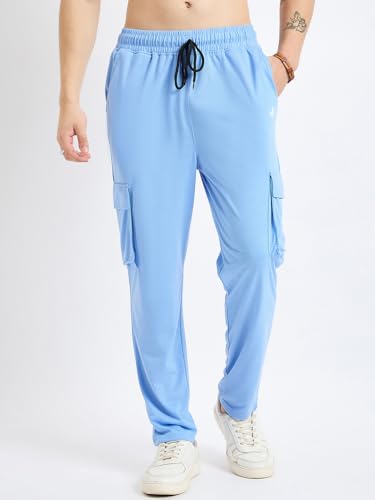 Image of Modeve Men's Cargo Style Solid Trackpant