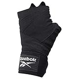 Reebok Combat H-Wrap Handschuhe, Herren, Schwarz, Einheitsgröße