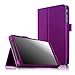 Infiland Folio PU Leather Slim Fit Stand Case Cover for 8-Inch Verizon Ellipsis 8 4G LTE Tablet ,Purple