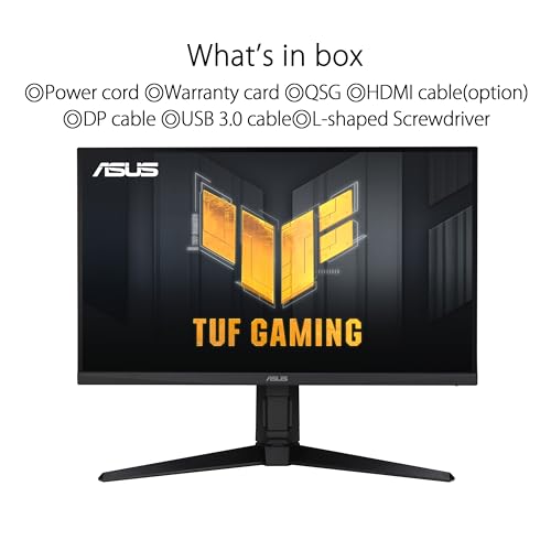 Monitor gaming 27 QHD ASUS TUF con panel Fast IPS y tasa de 180 Hz 7