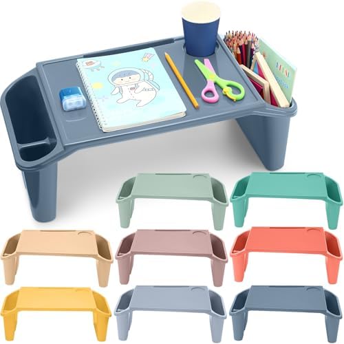 Amazon.com : Beeveer 8 Pcs Kids Lap Desk Tray Bulk 19.7x9.6x7.1in ...