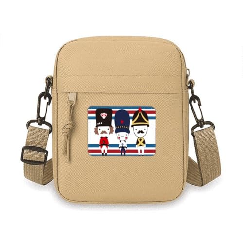 Mini sac à bandoulière drapeau Royaume-Uni aux finitions soignées pour smartphone