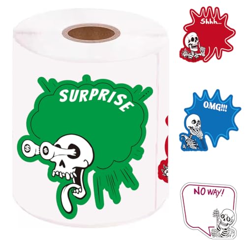 Funny Skull Garage Sale Stickers