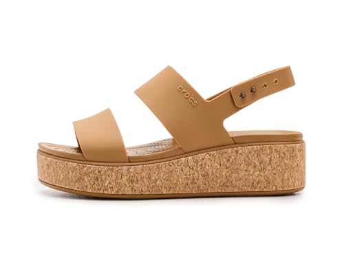 Image of Crocs Women's Brooklyn Cork Low Wedge