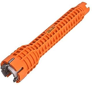 Faucet and Sink Installer Anti-Slip,Multifunctional Pipe Wrench,Sink/Bathroom/Kitchen Plumbing Tubing Wrench Faucet Tool