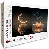 Luna Puzzle Madera, Flor Puzzle 2000 Piezas Adultos con Compact Box 99x70cm, Rompecabezas Desafiante, Juegos de Rompecabezas Creativos para Hombres Mujeres Adolescente, Regalos para niñas, 8-7763