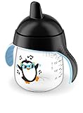 Philips Avent My Penguin Sippy Cup 9oz, Black, 1pk, SCF753/33