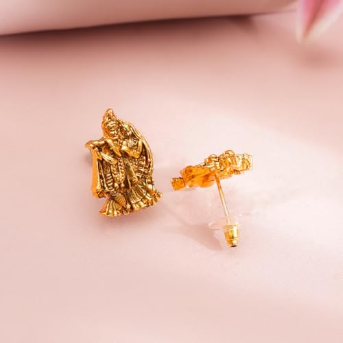 Image of Rubans Temple Necklace Set Traditional Stylish Jewellery Gift for Women & Girls
