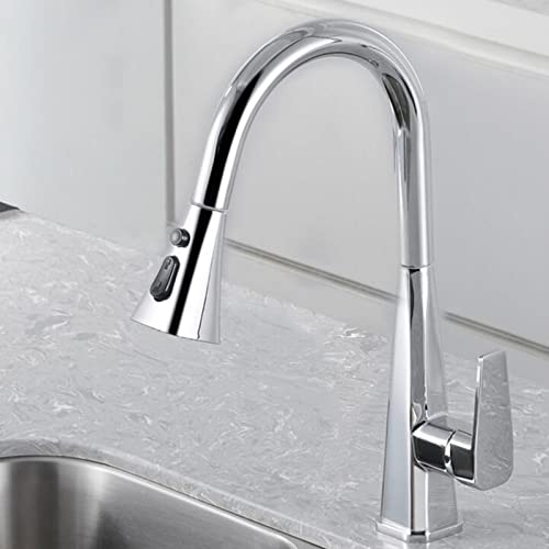 Robinet de cuisine avec douchette mitigeur évier eau chaude et froide