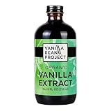 Organic Vanilla Extract | Pure Vanilla Bean Perfect For Cooking and Baking | Vanilla Bean Project | 8 Ounce