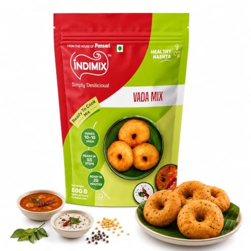Image of INDIMIX Ready to Cook Vada Mix 500 g (From the house of Pansari)