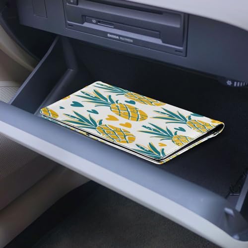 Organizador para auto de cuero miniatura 5