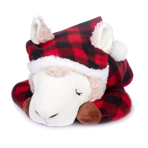 My Oli 15" Alpaca Stuffed Animal Llama Plush Toy Wearing Pajamas And Nightcaps Soft Hugging Pillow Plush Bedtime Animal Birthday Gifts For Babies Kids Girls Boys #TOP1