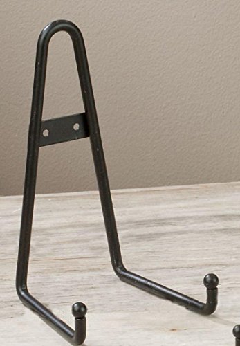 Black Round Tip Display Rack Plate Book Art Wall Holder