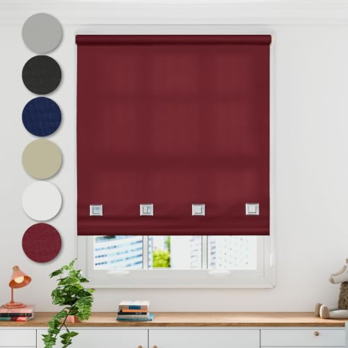 Image of Emma Barclay Square Eyelet Roller Blind - Width 180 x Drop 165cm