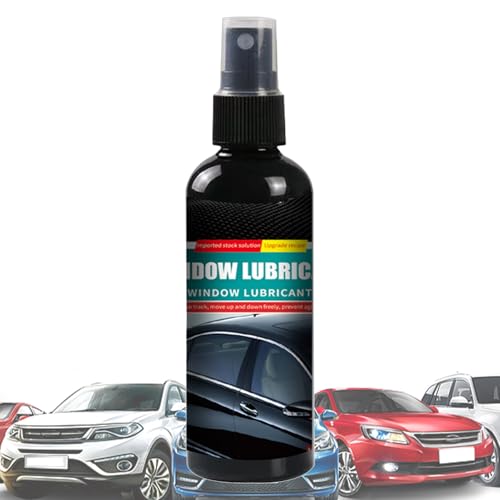 Spray Grasso - potente lubricante de spray de acción rápida | Lubricante protector para ventanas de automóviles | Lubricante antiatrito para ventanas de automóvil para fluido y silencio deslizamiento