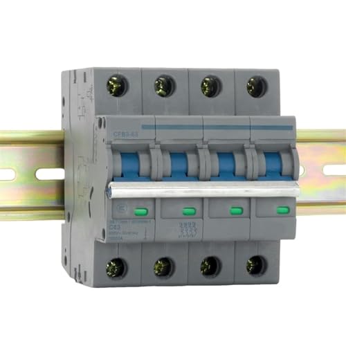 Disyuntor MCB AC 4P 230V 10KA interruptor automático de riel DIN para cuadros eléctricos 4