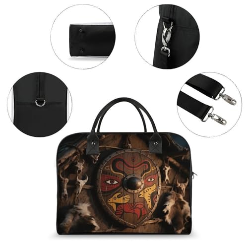 Maletín ligero de nylon para laptop unisex miniatura 6