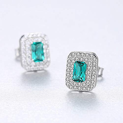 Boucles d'oreilles en argent sterling géométriques et tendances pour femme moderne