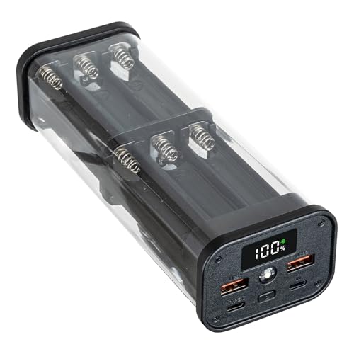Powerbank portátil ordinarYone sin soldadura para 12 baterías 18650