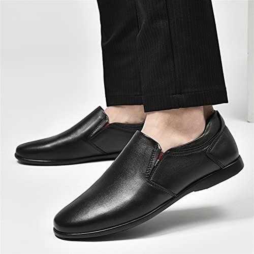 Zapatos cómodos de hombre con cuero flexible para evitar el cansancio 2