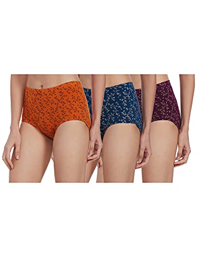 Image of Amante Inner Elastic Cotton Full Brief Panty Pack- Pack of 3
