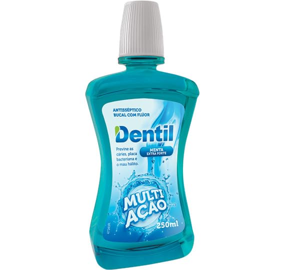 Dentil - Enxaguante Bucal Multi Ação Menta c/Flúor 250ml