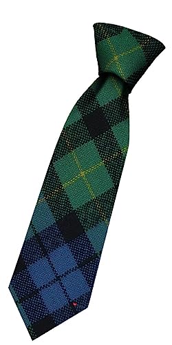 Cravate en laine garçon tartan écossais pour mariages et fêtes de famille