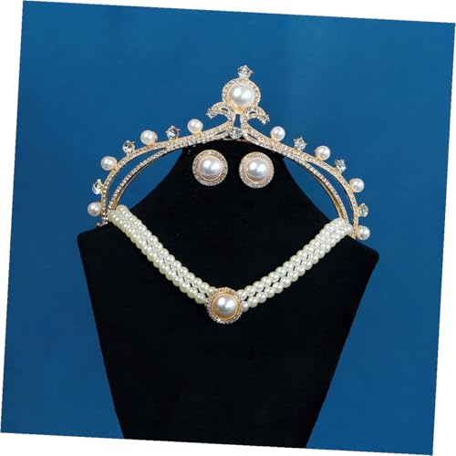 Conjunto de collar, pendientes y tiara para regalo de mujer 5