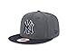 MLB New York Yankees Heather 9Fifty Snapback Cap, One Size, Graphite