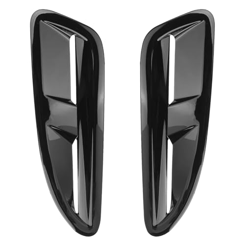 Grille d'aération pour capot VW Jetta Polo Scirocco en ABS noir brillant - 6
