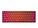 Produktbild GK61 Mechanische Gaming-Tastatur  61 Tasten RGB beleuchtete LED-Hintergrundbeleuchtung, PC/Mac Gamer (Gateron Optical Blue, Rot)