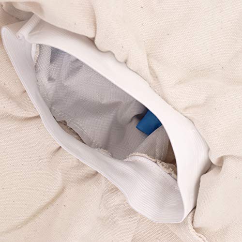 Eyourlife Sand Blasting Hood Cap, Shawl Cap Sandblaster Mask Anti Wind/Sandblaster Tools Dust Protective Face Mask, Canvas (White) #TOP5