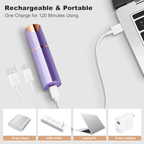 Image of ANUMITRA Gen 3 Pro 2 in 1 Flawless Facial Hair Removal for Women- Eyebrow Trimmer for Face, Lip, Nose Hair Trimmer, with Replacement Heads, Facial Razor for Women, Flawless Facial Hair Remover