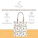 SPOTTED DOG GIFT COMPANY Tote Bag, Wiederverwendbare Einkaufstasche aus Canvas, Tragetasche Damen mit Langen Henkeln, Baumwolle, Faltbar mit Hundemotiv, Geschenke für Hundeliebhaber 38 x 42 cm