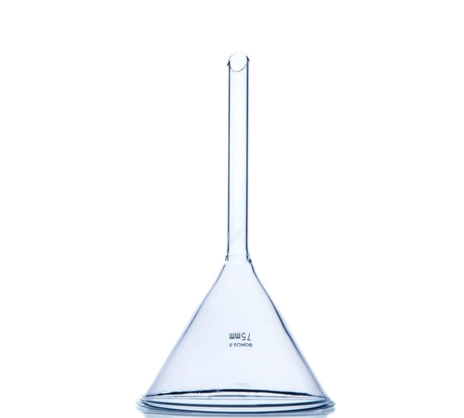10 Stück/Packung Labor-Dreiecksglas-Trichter, dicker Borosilikatglas-Trichter, Laborausrüstung(90mm)