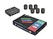 Thermaltake Pacific RGB LED 6-Pack PETG G 1/4" Thread 16mm OD 12mm ID Fitting Kit Cooling - CL-W133-CU00BL-A
