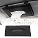 EBTOOLS Portatovaglioli per auto, portatile in pelle PU per auto Visiera parasole Scatole per fazzoletti Dispenser Tovagliolo Portasciugamani di carta Portatovaglioli per auto Tasca portaoggetti