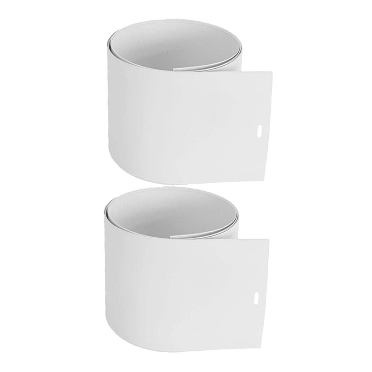 PRETYZOOM 6 Pièces Lattes De Remplacement Lattes De Réparation De Stores Verticaux Remplacement des Stores Lames De Stores Verticaux ement De Blanche PVC