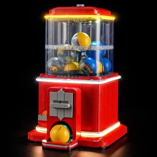 YEABRICKS LED Light for Lego-21358 Ideas Minifigure Vending Machi...