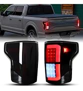 KEWISAUTO Smoke Black Taillight Covers For Ford Mustang 2015–2017 – 6-PC Protective Trim Set