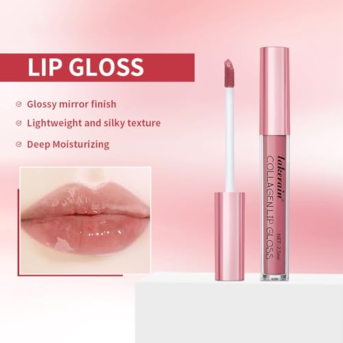 Image of 3PCS Lip Liner and Lipstick Combo Set - Matte Lip Liner Pencil, Velvet Matte Lipstick & Hydrating Collagen Lip Gloss - Long-Lasting, Smudge-Proof, High Pigment Nude Pink Lip Makeup Kit (Nude Pink)