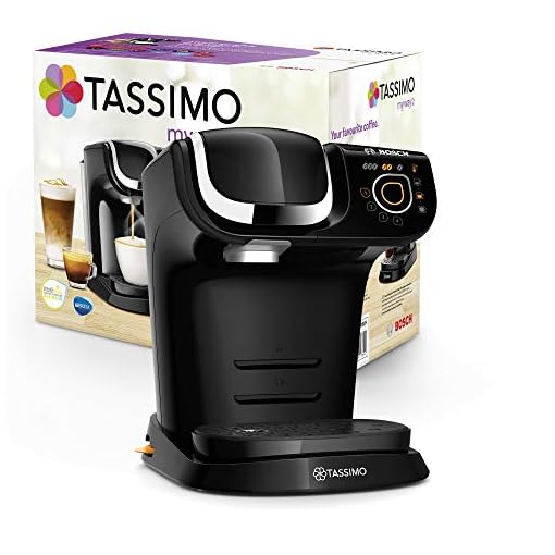 Bosch Hausgeräte Tassimo My Way 2 Kapselmaschine TAS6502 Kaffeemaschine by Bosch,mit Wasserfilter,über 70 Getränke,Personalisierung,Vollautomatisch, einfache Zubereitung,1.500 Watt, 1,3 Liter, schwarz – Bild 3