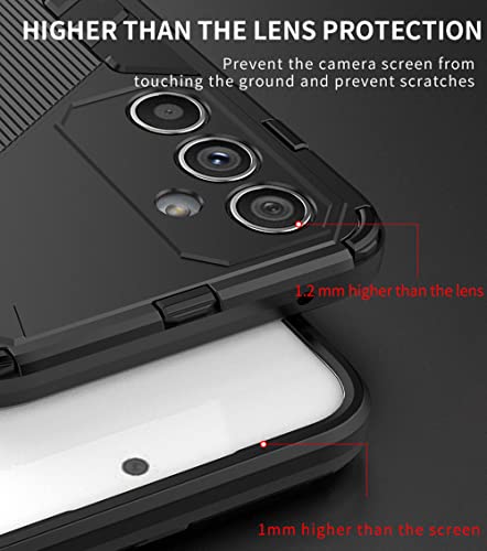 SEAHAI Cover per Samsung Galaxy A34 5G, [Militare