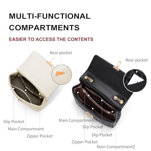 Hobo Purses For Women, Shoulder Bag For Women Crossbody Handbags, Leather For Three Carrying Styles4