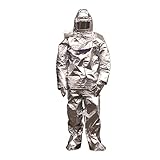 ★ 【 Tissu résistant au feu 】 : la combinaison résistante au feu est fabriquée en tissu ignifuge en aluminium composite et doublure en pur coton, cousue avec un fil ignifuge résistant aux hautes températures.